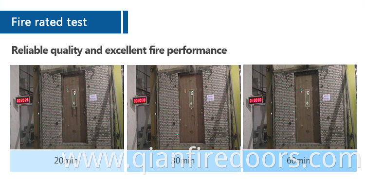 bs en solid core security front wood doors exterior fireproof 30 min fire mdf rated interior panel door